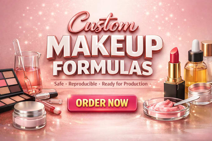 be your expert cosmetic chemist for natural makeup formulation