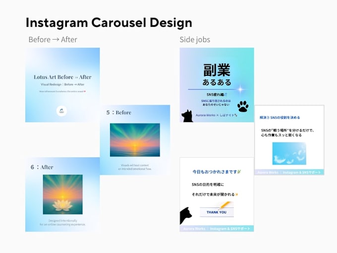 design instagram carousel design