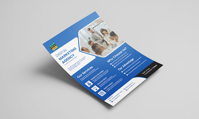 design a creative and modern flyer