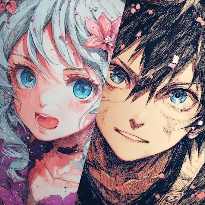 draw an amazing anime art