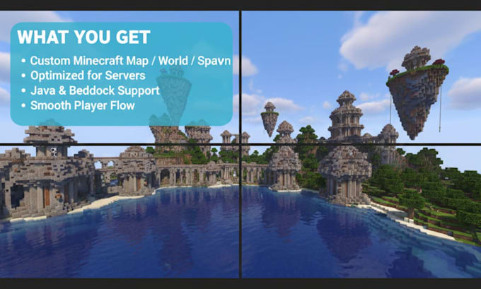 Build a custom minecraft spawn or lobby map optimized for server by ...