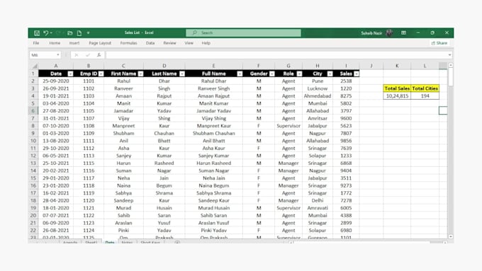 convert PDF to excel