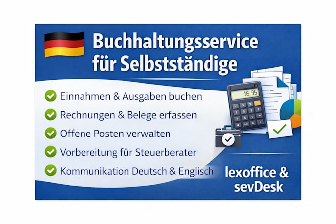 manage your bookkeeping with lexoffice or sevdesk
