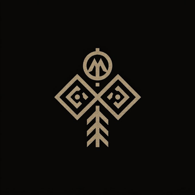 design luxury monogram and clothing brand logo