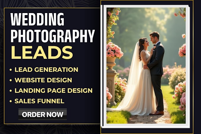 generate event planning leads wedding planner catering photography leads website