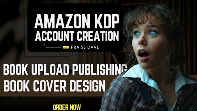 create and setup amazon KDP account creation book formatting for US and non US