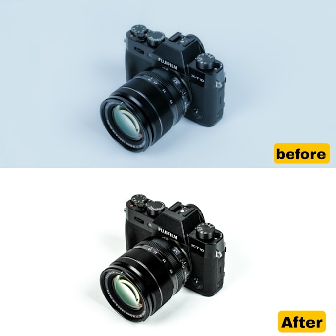 retouch and enhance product photos for e commerce