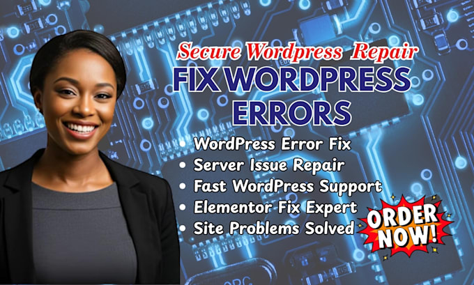 fix wordpess issue, fix wordpress server error, wordpress bug fix