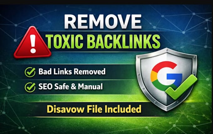 remove toxic backlinks and submit a safe google disavow file