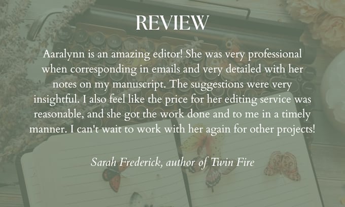 be the editor for your fantasy novel