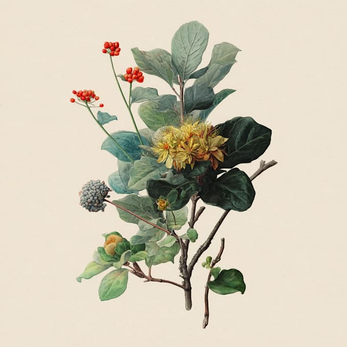 draw a botanical illustration