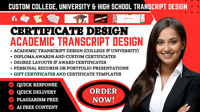 do university transcript, college, high school transcript, ged award certificate