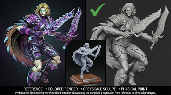 convert 2d image drawing into 3d model stl files for toys products, 3d printing