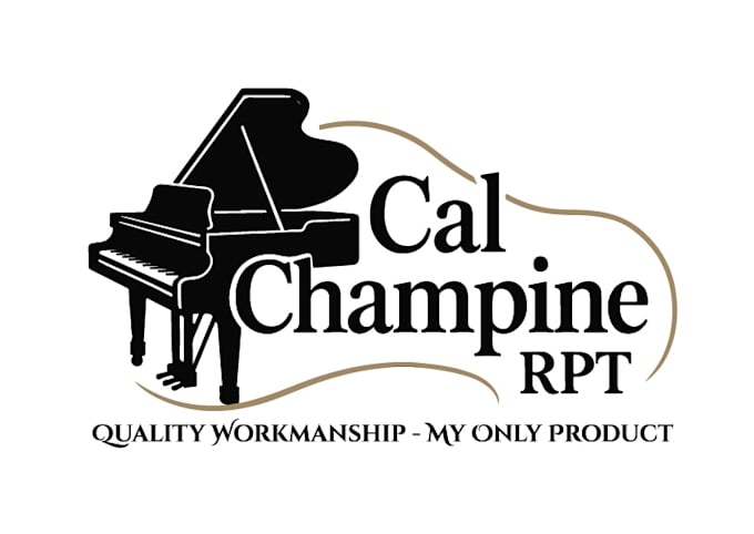 design awesome piano logo