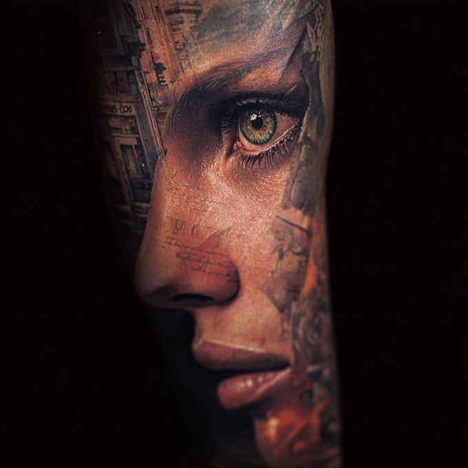 professionally design your sleeve tattoo , chest tattoo