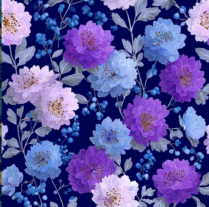 design seamless pattern, textile prints, floral patterns