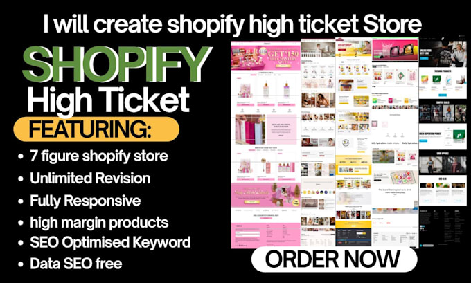 create shopify high ticket dropshipping store build high ticket shopify store