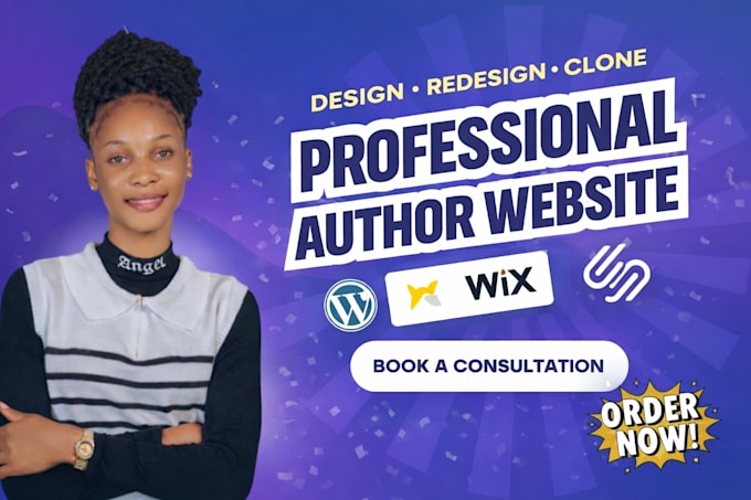 build author website, book author website, ebook website