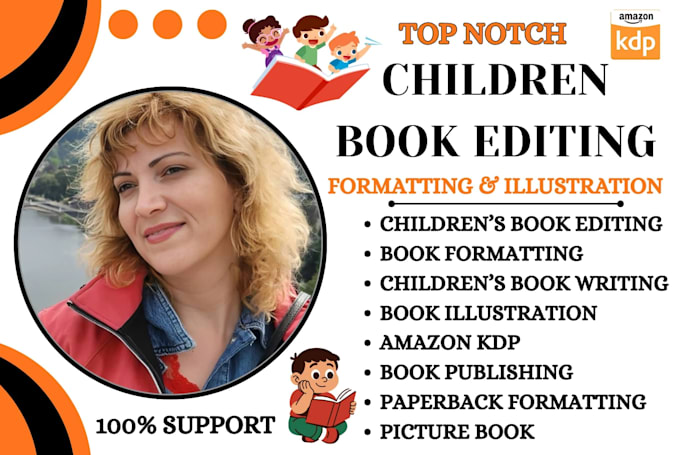 format and edit children storybook proofread, beta read kid book for amazon KDP