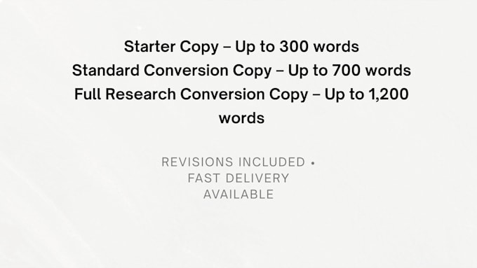 write conversion copy for coaches and consultants