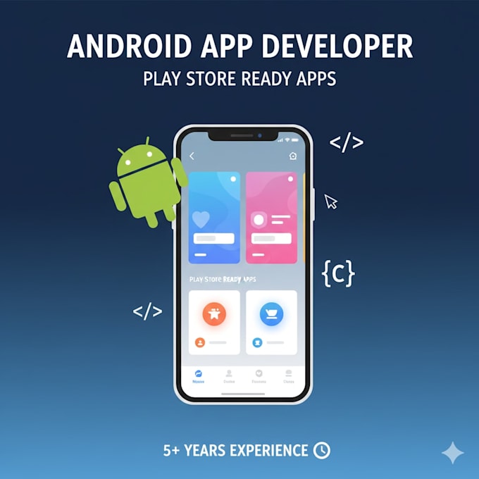 build, fix, or update android apps with play store support