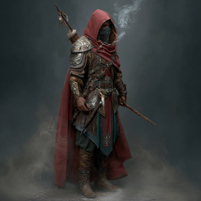 design dnd character, fantasy character, dnd party