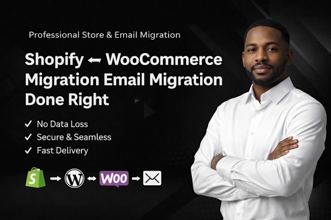 convert migrate shopify to wordpress woocommerce to shopify email migration