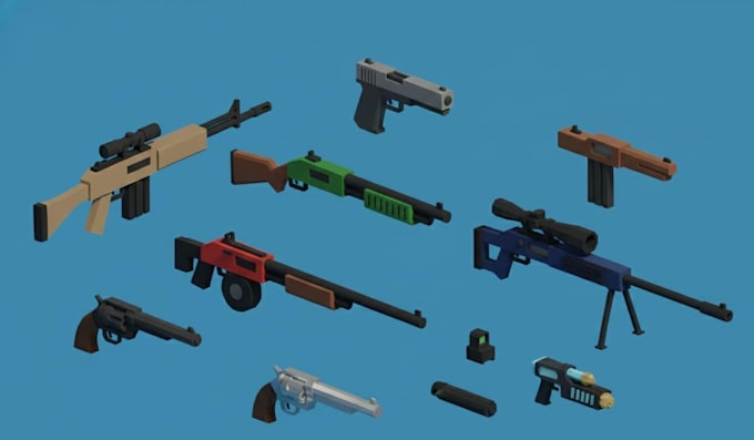 create stylized game ready asset for unity and unreal