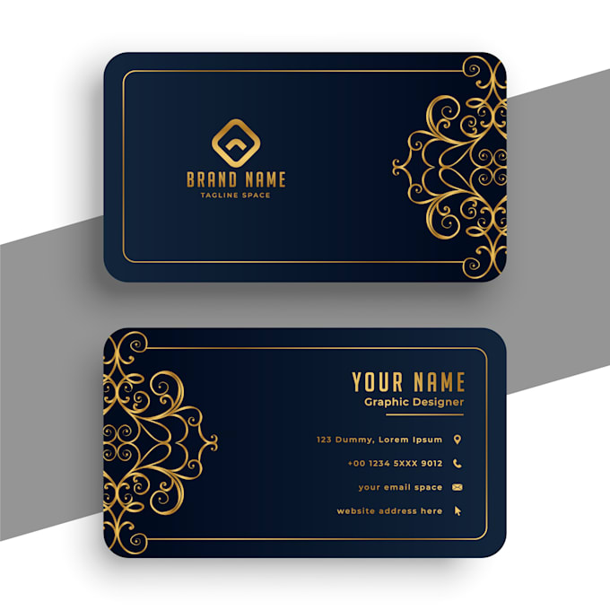 professional visiting card design for business