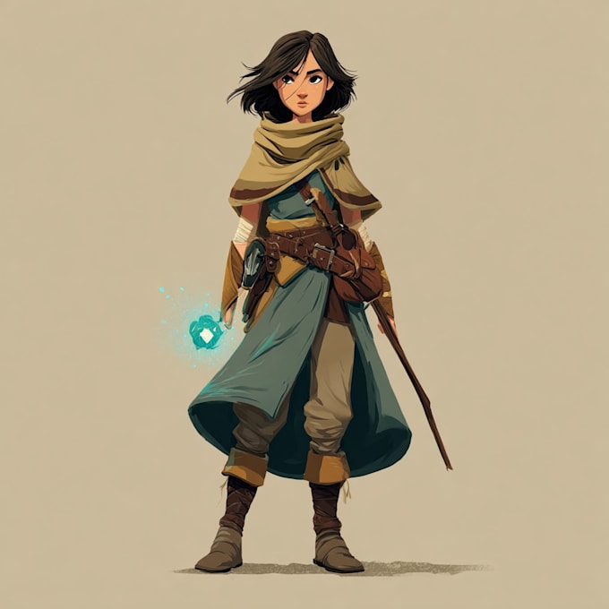draw   amazing  dnd character for you