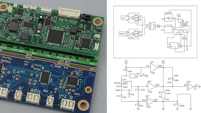 design high quality multilayer pcb layouts, schematics