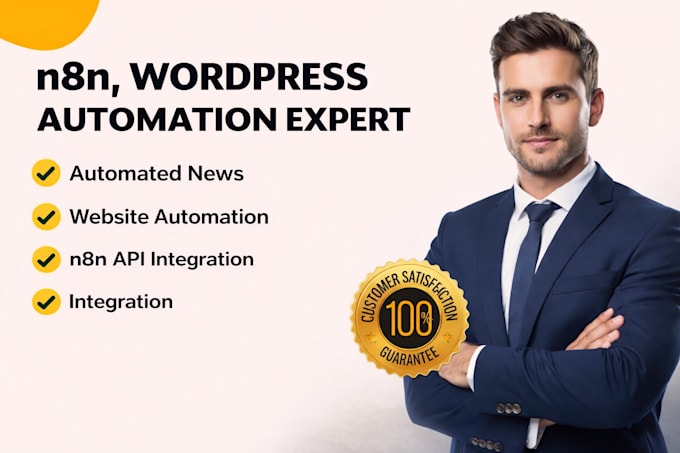 n8n wordpress automation automated news website automation n8n API integration