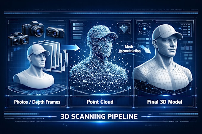 develop computer vision based 3d scanning 3d reconstruction