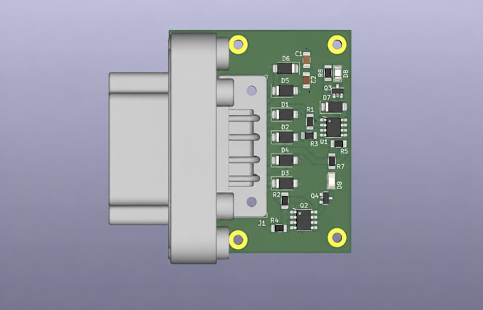 design automotive pcb, can bus, iot, vehicle, obd, j1939 microcontroller systems
