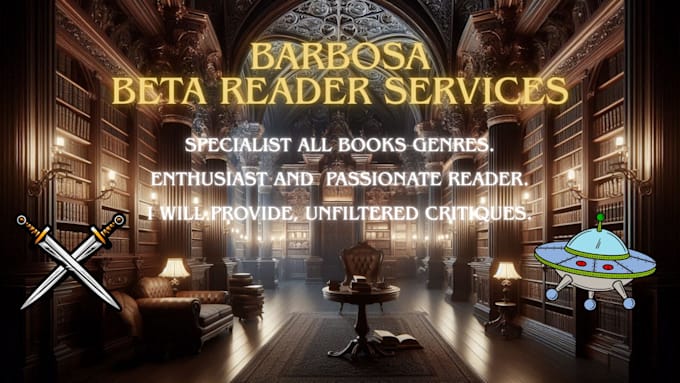 beta read your book and give you excellent feedback