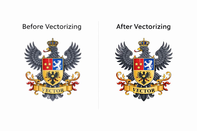 vectorize your logo into svg, eps, png, dxf, PDF, no color gradients