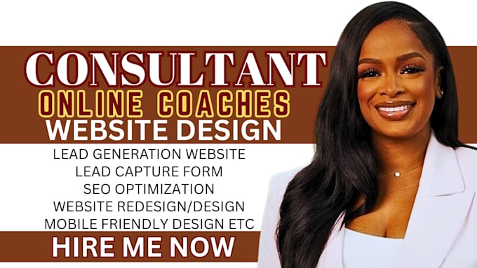 design wordpress coaching website, online coach booking, consultant website