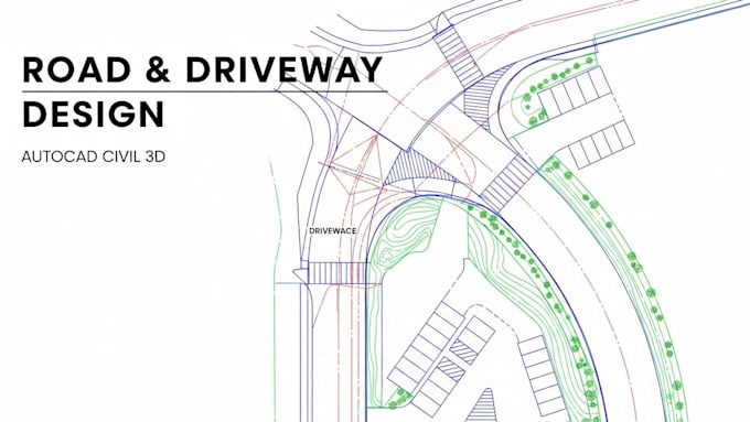 create driveway permit grading drainage site plan using autocad civil 3d