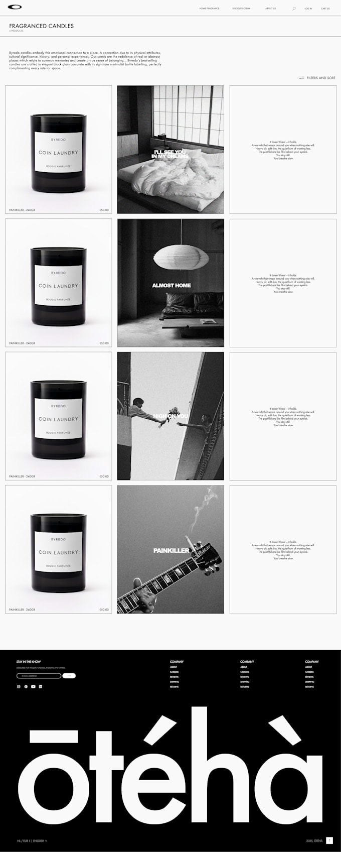 design and build a minimal, premium shopify website