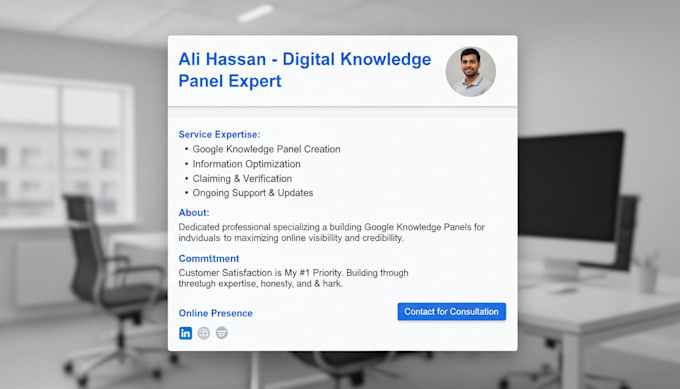 create a google knowledge panel