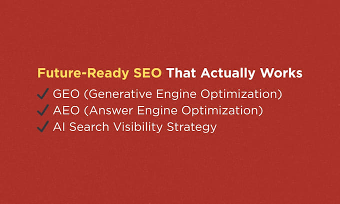 optimize your website for ai search using GEO, aeo, ai SEO