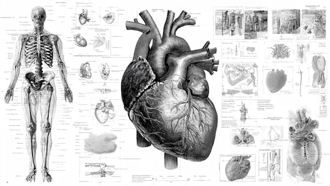 illustrate custom realistic medical art for commercial use