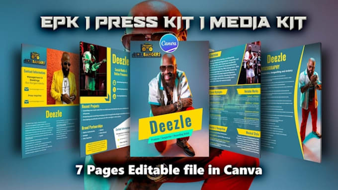 design epk, media kit, press kit, speaker kit, one sheet