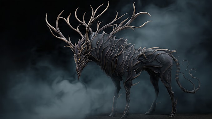 paint your dark fantasy creature