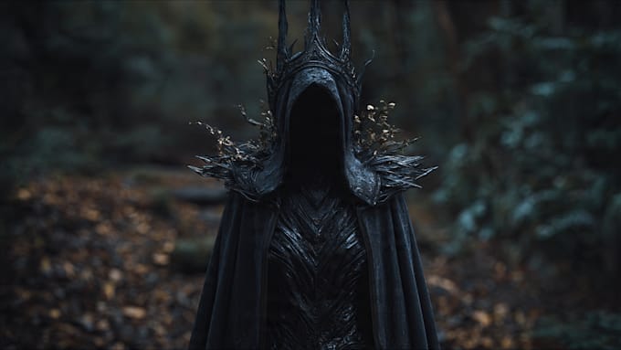 realistic dark fantasy and horror illustration