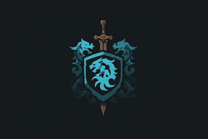 create a fantasy rpg logo dnd image for you