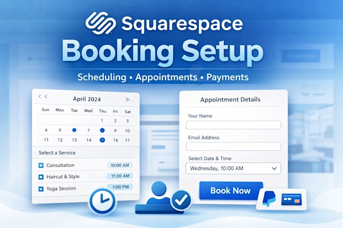 setup squarespace scheduling and booking for your business
