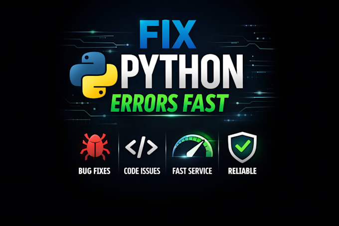 debug and fix python errors in your script or application