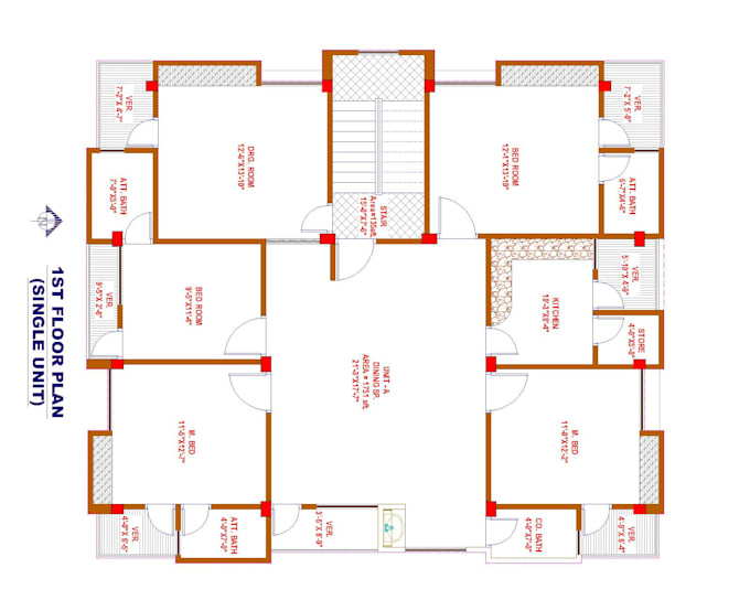 be your expert auto cad floor plan designer