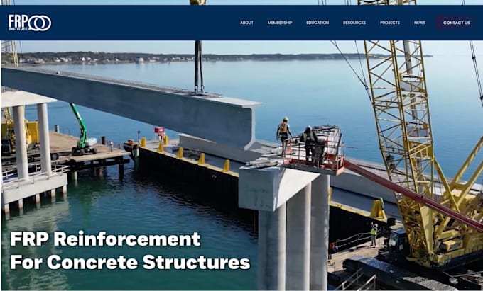 design a professional squarespace website for contractors